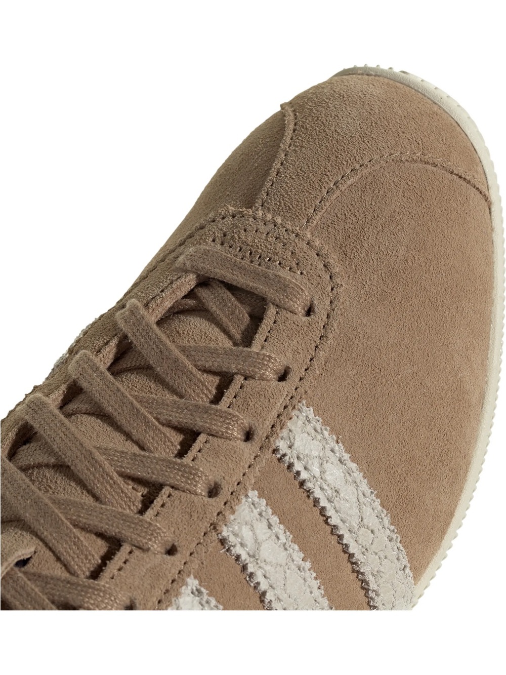 adidas Paris Suede Sneakers in Taupe and Off-White - Picture 5 of 8